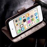 iPod touch 6 Case,iPod touch 5 Case,PHEZEN Beauty Luxury Bling Rhinestone Diamond Embossed Flower Butterfly PU... N32