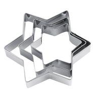 Affe 12pcs Stainless Steel Cookie Biscuit DIY Mold Star Heart Cutter Baking Mould