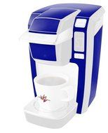 Solids Collection Royal Blue - Decal Style Vinyl Skin fits Keurig K10 Mini Plus Coffee Makers (KEURIG NOT INCLUDED) N2