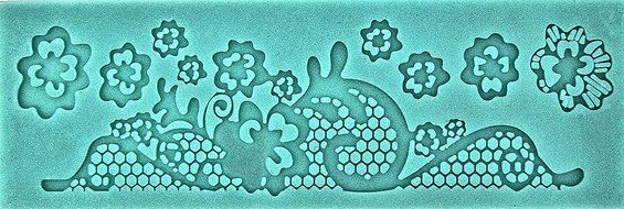 Flowers Assorted Lace Silicone Mold for Fondant Gum Paste, Chocolate, Crafts