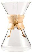 Chemex Hand Blown Glass Coffee Maker with Wood Collar and Tie, 40 Ounce
