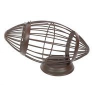 Shaped Football Coffe Pod Metal 13 Inch Collectible Keeper