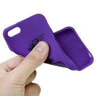 iPhone SE Case,iPhone 5S Case,iPhone 5 Case - Cute Black Feather Love Hearts Series Shockproof Flexible Soft TPU... N8