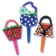 CakeDrake SHOPKINS Purse Girls Party 12 Cupcake Topper Pic Picks