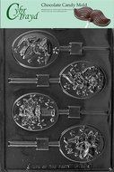 Cybrtrayd K138 Fairy Lolly Chocolate Candy Mold with Exclusive Cybrtrayd Copyrighted Chocolate Molding Instructions