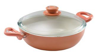 Essenso Ecotouch Lazio Enamel-Coated Low Dutch Oven with Nonstick Ceramic Interior, PTFE / PFOA Free, 3 Quart,... N3