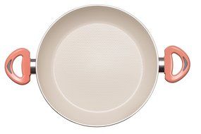 Essenso Ecotouch Lazio Enamel-Coated Low Dutch Oven with Nonstick Ceramic Interior, PTFE / PFOA Free, 3 Quart,... N4