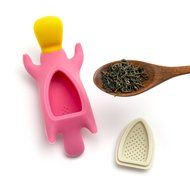 Tea Infuser Gift Set for Loose Leaf Tea, Cute Platypus Tea Strainer Couple in Lovely Gift Box, Set of 2, Grey... N3