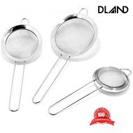 DLAND Pack of 6 Stainless Steel Spoon, Long-handled Great Circle Coffee Spoon N2