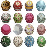 SophieBella 8 kinds Flower Muffin Liner Cupcake-Liner, 400 Count N14