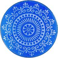 Diwali Rangoli Floor Art Stencil Kit with Two 12&quot; stencils and Three colors with dispensers in a Jute Bag N5
