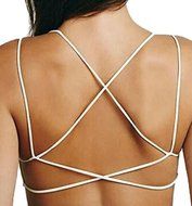 Underwear, PHOTNO Women Crop Tops Strap Vest Cut Out Shirt Beach Tank N2