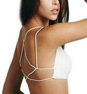 Underwear, PHOTNO Women Crop Tops Strap Vest Cut Out Shirt Beach Tank N3