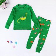 Sleepwear ,BeautyVan Baby Boy Girl Dinosaur Pj's Clothes Pyjamas Set Kid Nightwear Homewear (3T, green) N7