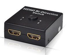 HDMI 2 Ports Bi-direction manual switch 2 x 1 / 1 x 2 2 Ports Bi-direction Switcher Amplifier Splitter N5