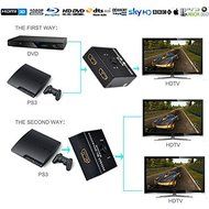 HDMI 2 Ports Bi-direction manual switch 2 x 1 / 1 x 2 2 Ports Bi-direction Switcher Amplifier Splitter N7