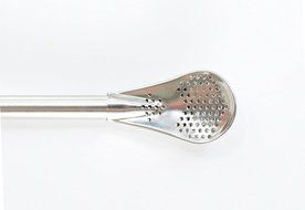 (3) HerbaFlow HerbaMax Stainless Steel Yerba Mate Bombilla Straws with Cruz de Malta tea sample N3