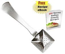 Best Tea Infuser Long-Handled Strainers Deep Diver, Stylish Loose Leaf Infuser - By Heirloom Culinary N3