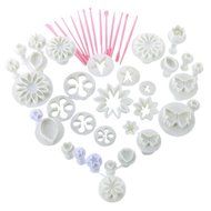 Edal 47pcs DIY Sugarcraft Cake Decorating Fondant Icing Plunger Tools Mold Mould