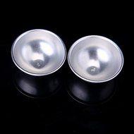Dealglad&reg; 10pcs Aluminum Half Round Ball Sphere Cake Pan Bath Bomb Mold Pudding Mould Baking Tools N5
