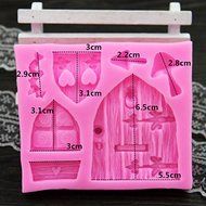 Generic Silicone Sugarcraft Fondant Fairy House Door Mould Mold Cake Decorating N3