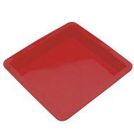 SiliconeZone 8-1/2 Inch Square Cake Pan, Red