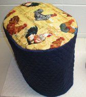 Quilted Rooster Keurig B40 B45 K45 B60 K65 Brewing Systems Cover (Black) N2