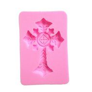 Yunko Cross Shape Silicone Fondant Mold DIY Decorating Cake Mold
