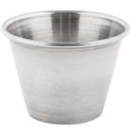 Individual Condiment Stainless Steel Ramekins Sauce Cups 2.5 oz 24 DZ - 288 PCS