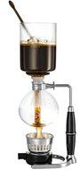 Osaka 4 Cup (20oz/600ml) Siphon Coffee Maker, Borosicilate Glass and Stainless Steel Vacuum Coffeemaker "Skytree... N4