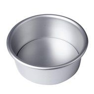 Pulison(TM) 4&#039;&#039; Aluminum Alloy Non-stick Round Cake Live bottom Baking Mould Pan Bakeware Tool SAP