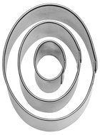 Wilton 417-438 Wilton Oval Fondant Cut-Outs, Set of 3