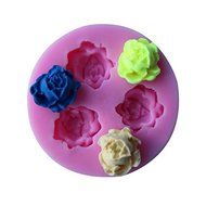 Dachun Rose Fondant Silicone Sugar Craft Mold, Mini N4