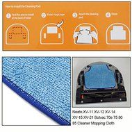 Washable Mop For Neato XV-11 XV-12 XV-14 XV-15 XV-21 Botvac 70e 75 80 85 Dry/Wet Cleaner Mopping Cloth Cleaning