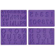 Wilton Fondant and Gum Paste Silicone Mold Set, Letters and Numbers N5