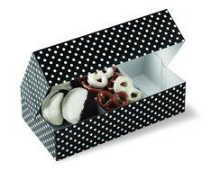 Wilton 415-1971 Dipped Treat Boxes, Black/White N2