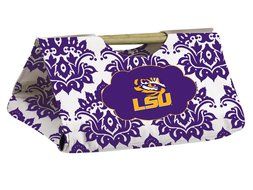 LSU Tigers Damask Pattern Casserole Dish Carrier
