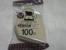 Coffee Filter for 2-4 Cups of Coffee. 100 Sheets Unbleached Environmentally-friendly and Safe Made From 100% Virgin... N2
