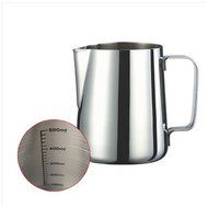 Decembervii 20Oz(600ml) or 12 Oz(350ml) Stainless Steel Frothing Pitcher For Coffee and Milk (12Oz) N8