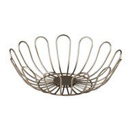 Spectrum Diversified Bloom Fruit Bowl, Satin Nickel N5