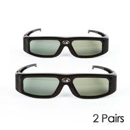 SainSonic 3D Active Shutter Glasses 10M 144Hz Rechargeable Infrared for Acer ViewSonic BenQ Vivitek Optoma 3D... N10