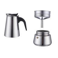 Wanxuan Stainless Steel Moka Espresso Latte Percolator Stove Top Coffee Maker Pot Latte Percolator (9 cups)