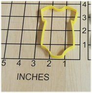 Onesie Shape Baby Shower Gender Reveal Cookie Cutter #1095