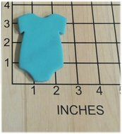 Onesie Shape Baby Shower Gender Reveal Cookie Cutter #1095 N2