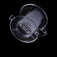 Transparent Brewing Coffee Dripper Drip Coffee Filter Cup PP Resin Material N3