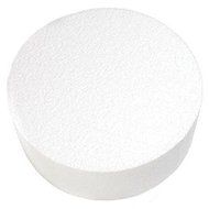 Oasis Supply 747007 Dummy Round Cake, 7&quot; x 3&quot;, White N2