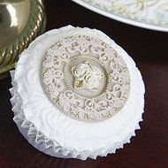 Miniature Frames - Vintage Circle Embellishment Cake Mold
