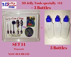 3D Jelly Tools specially -Type 14 - Peacock and 3 Bottle