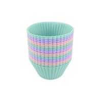 PYD 14pcs/Set Silicone Cupcake Muffin Dessert Baking Cup Mold 7cm Round Cake Pudding Molds