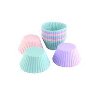 PYD 14pcs/Set Silicone Cupcake Muffin Dessert Baking Cup Mold 7cm Round Cake Pudding Molds N2